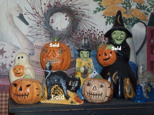 Halloween Chalkware